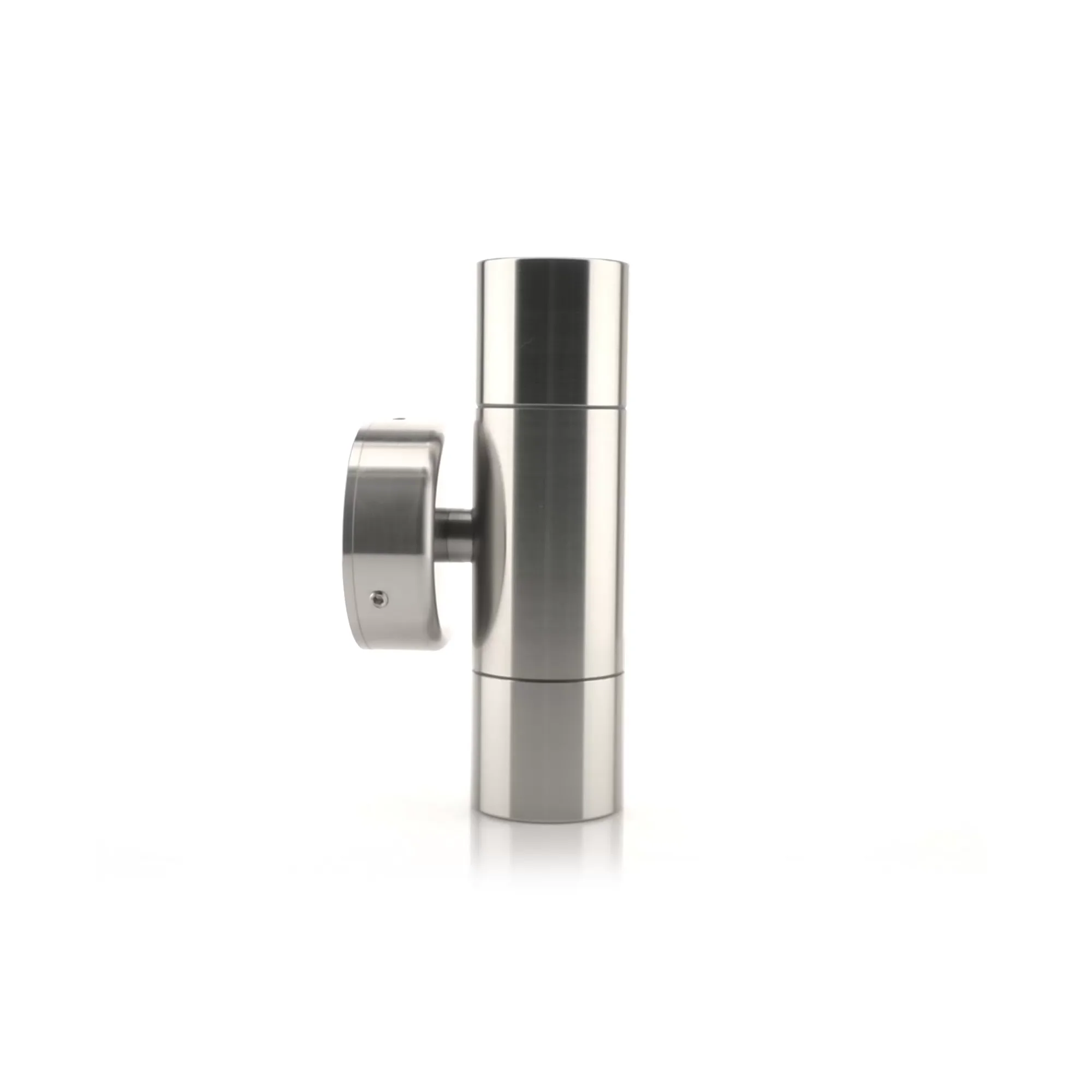 HV1007MR11NW - Mini Tivah 316 Stainless Steel Up & Down Wall Pillar Lights 360 degree view