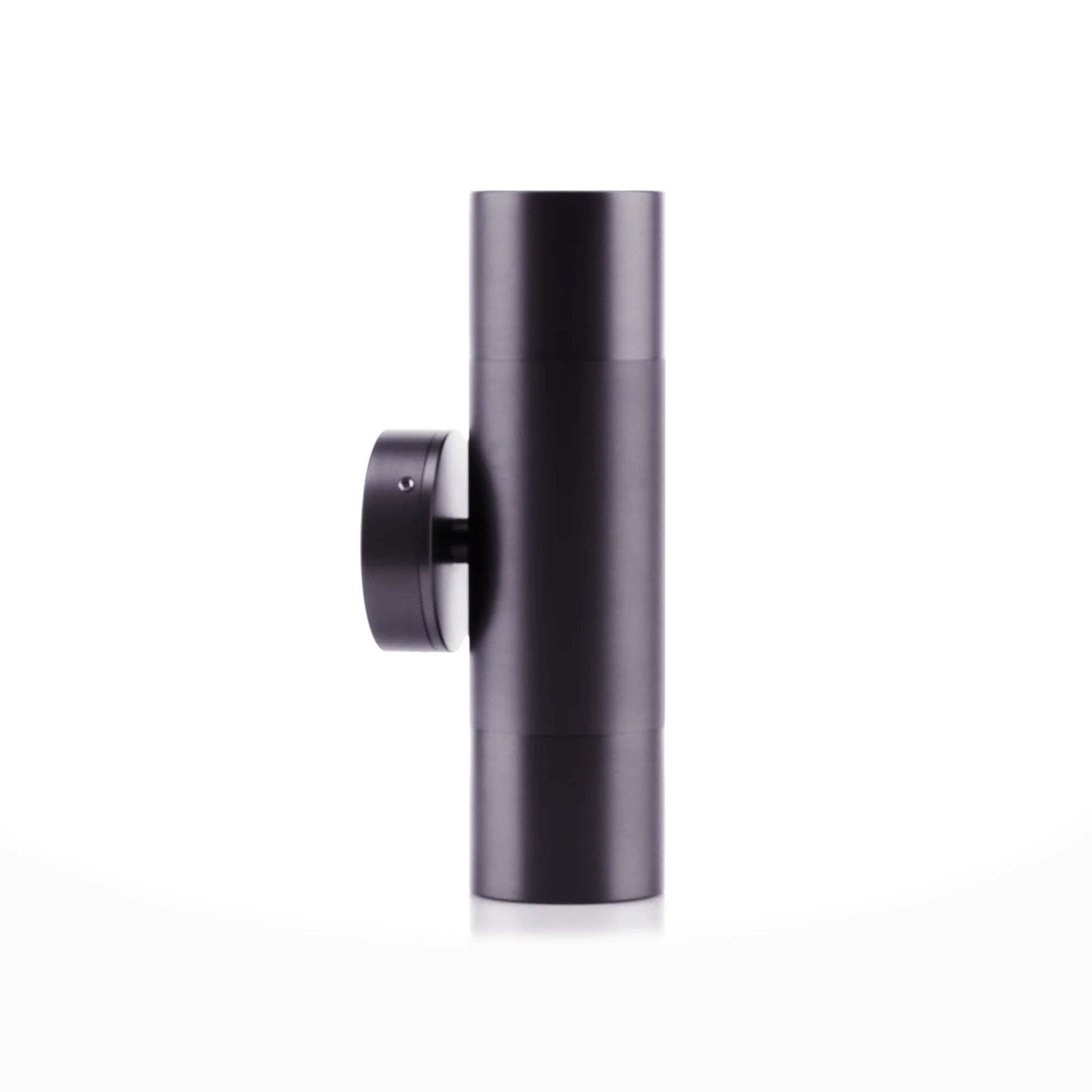 HV1075T-HV1077T - Tivah Solid Brass Graphite Coloured TRI Colour Up & Down Wall Pillar Lights 360 degree view