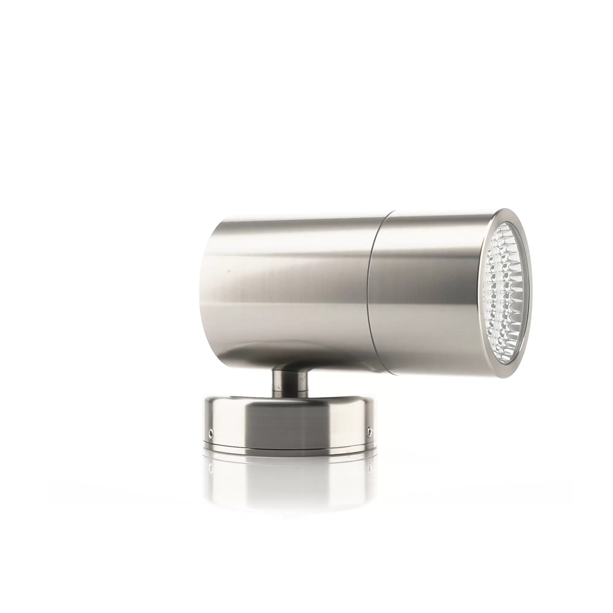 HV1108T - Maxi Tivah 316 Stainless Steel TRI Colour Fixed Down Wall Pillar Lights 360 degree view