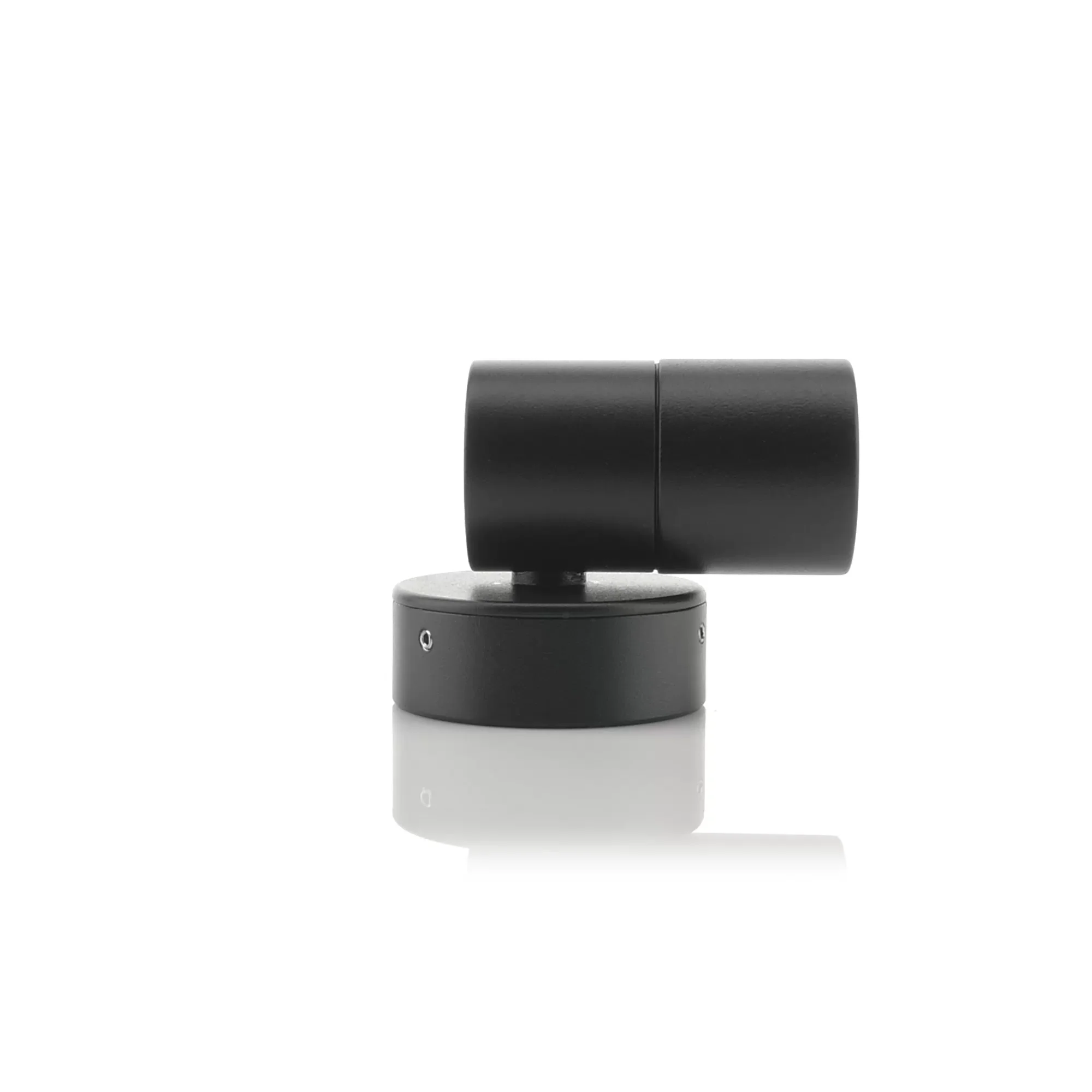 HV1127MR11NW - Mini Tivah Black Fixed Down Wall Pillar Lights 360 degree view