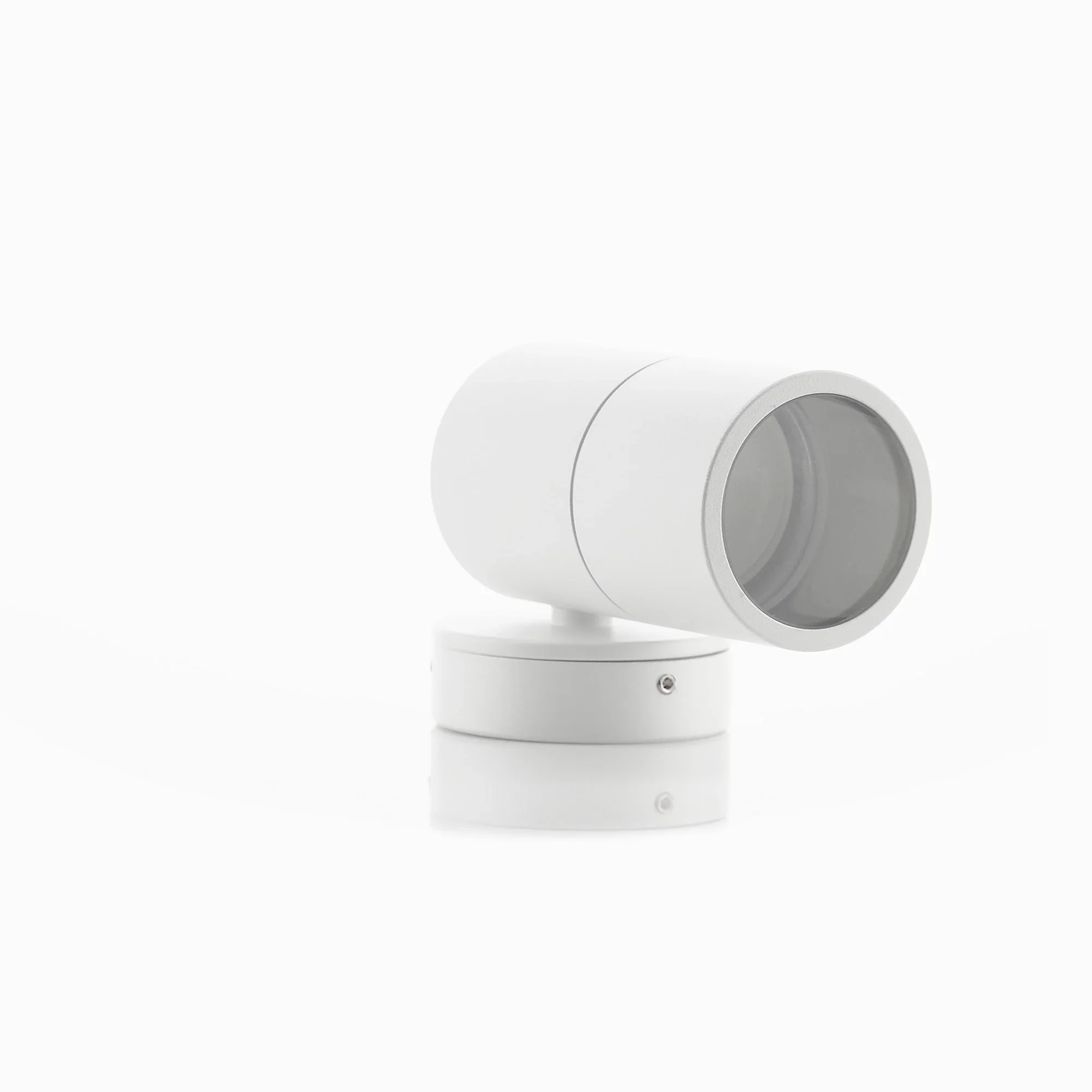 HV1135T-HV1137T - Tivah White TRI Colour Fixed Down Wall Pillar Lights 360 degree view