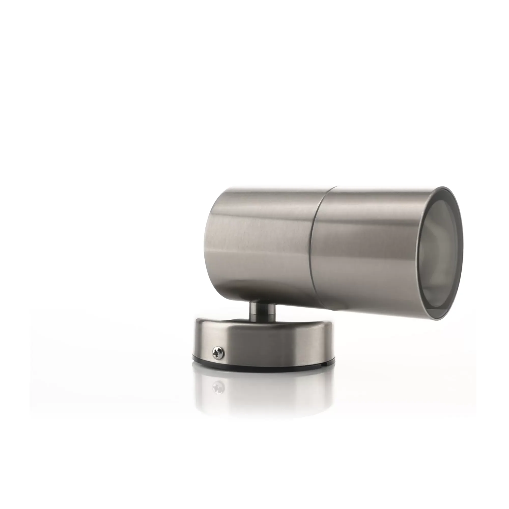 HV1172T - Fortis Stainless Steel TRI Colour Fixed Down LED Wall Pillar Light 360 degree view