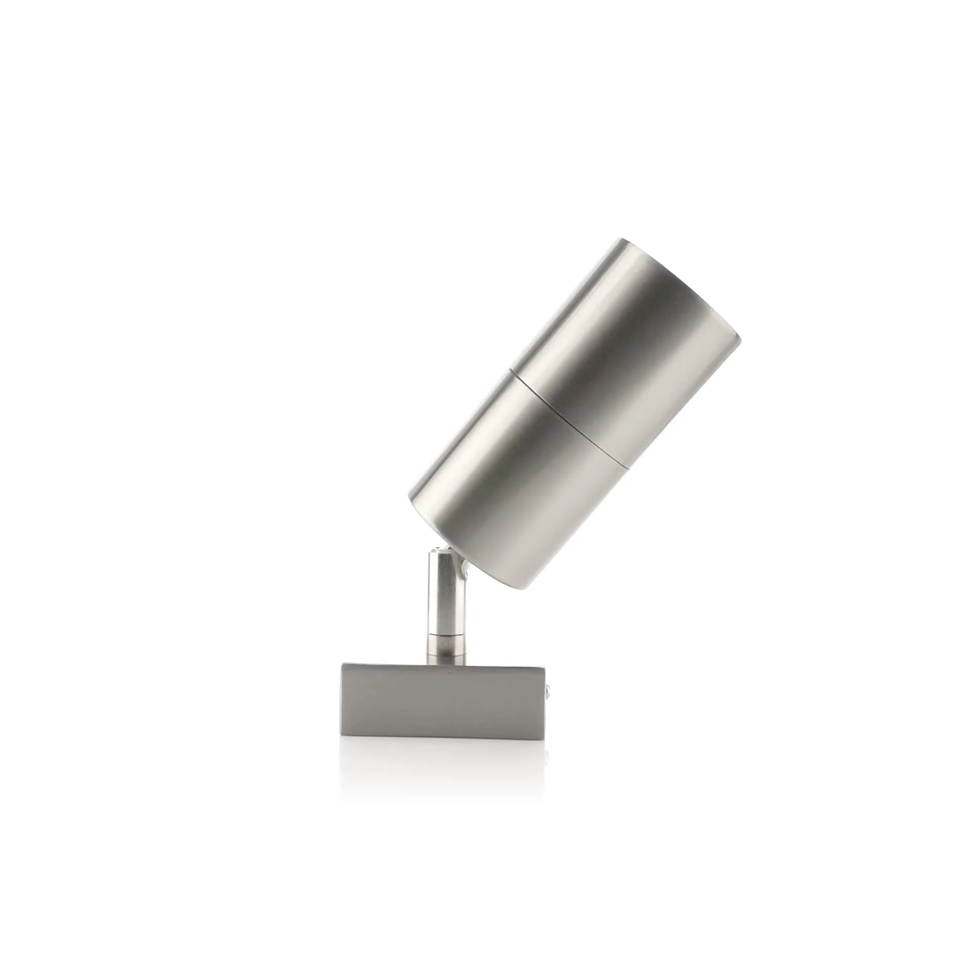 HV1271T - Piaz Stainless Steel TRI Colour Single Adjustable LED Wall Pillar Light 360 degree view