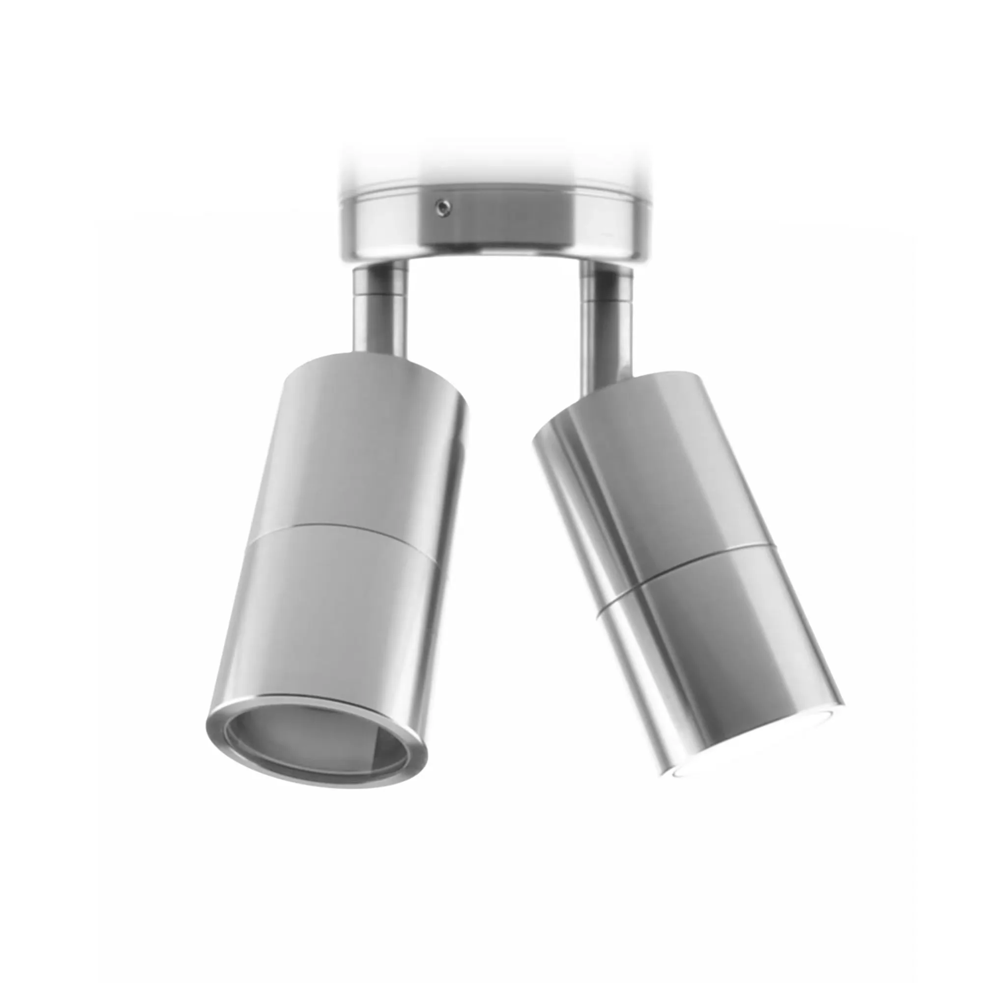 HV1305T-HV1307T - Tivah 316 Stainless Steel TRI Colour Double Adjustable Wall Pillar Lights 360 degree view