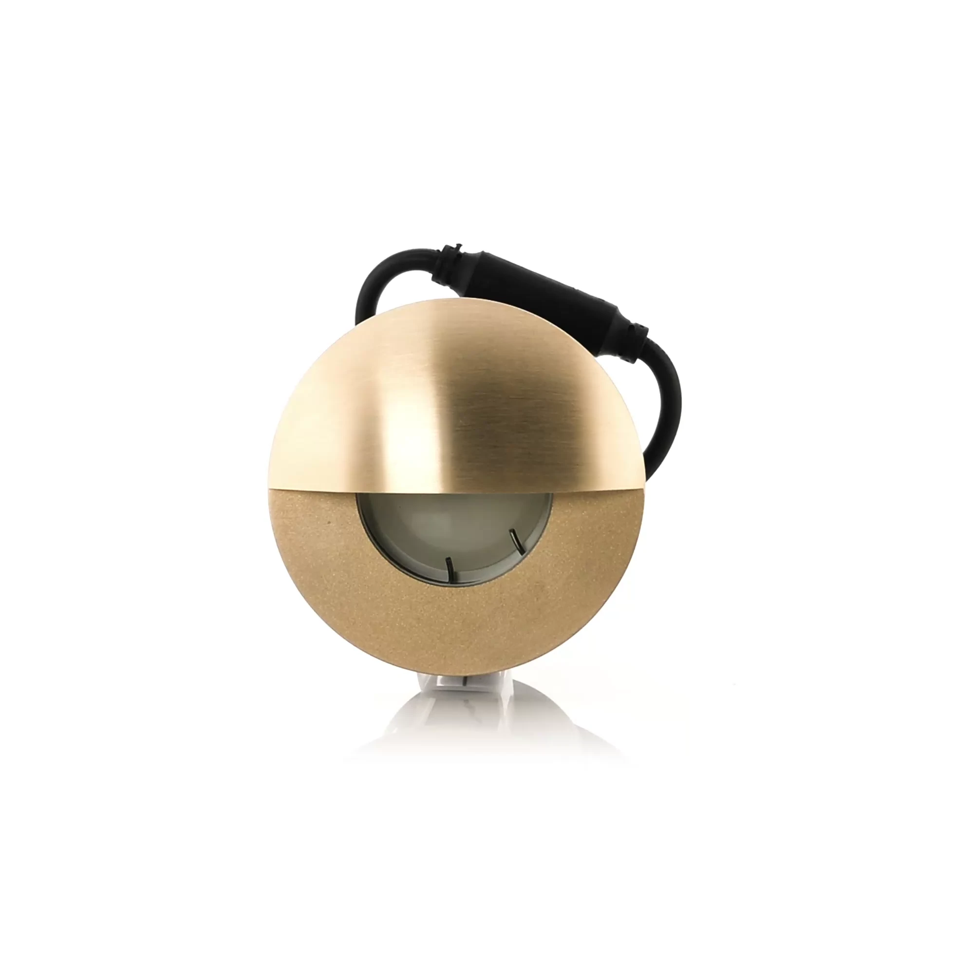 HV19012T-BR - Ollo Brass TRI Colour LED Step Light With Eyelid 360 degree view