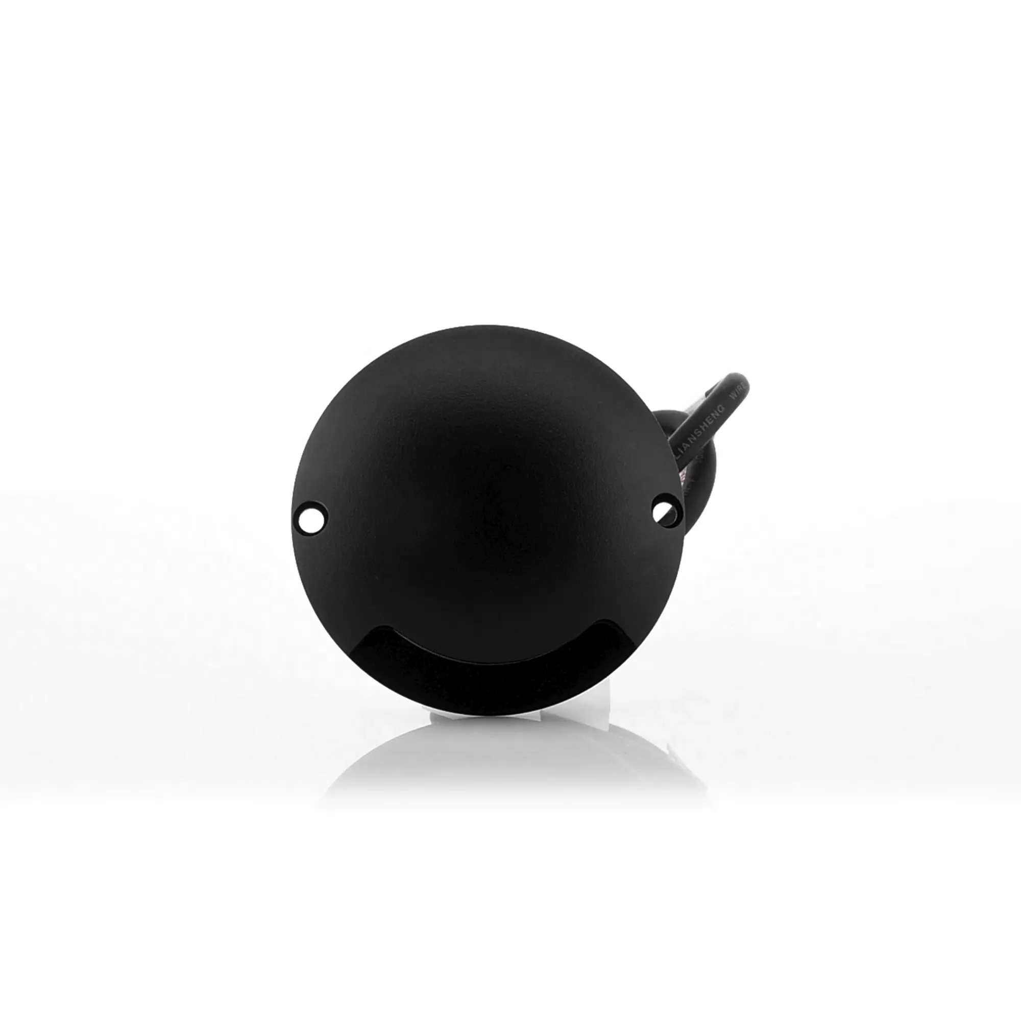 HV2871T-BLK-12V -  Dome Black Aluminium One Way LED Deck Lights 360 degree view