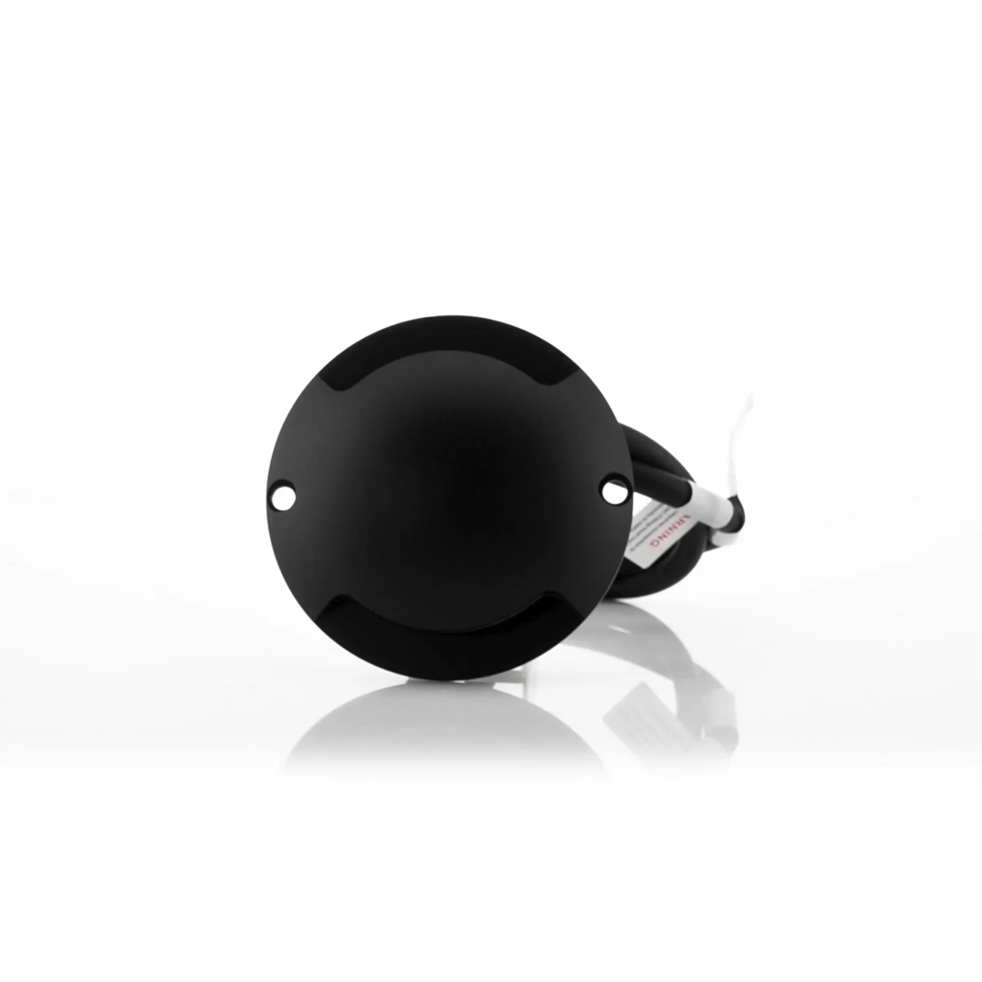 HV2872T-BLK-12V - Dome Black Aluminium Two Way LED Deck Lights 360 degree view
