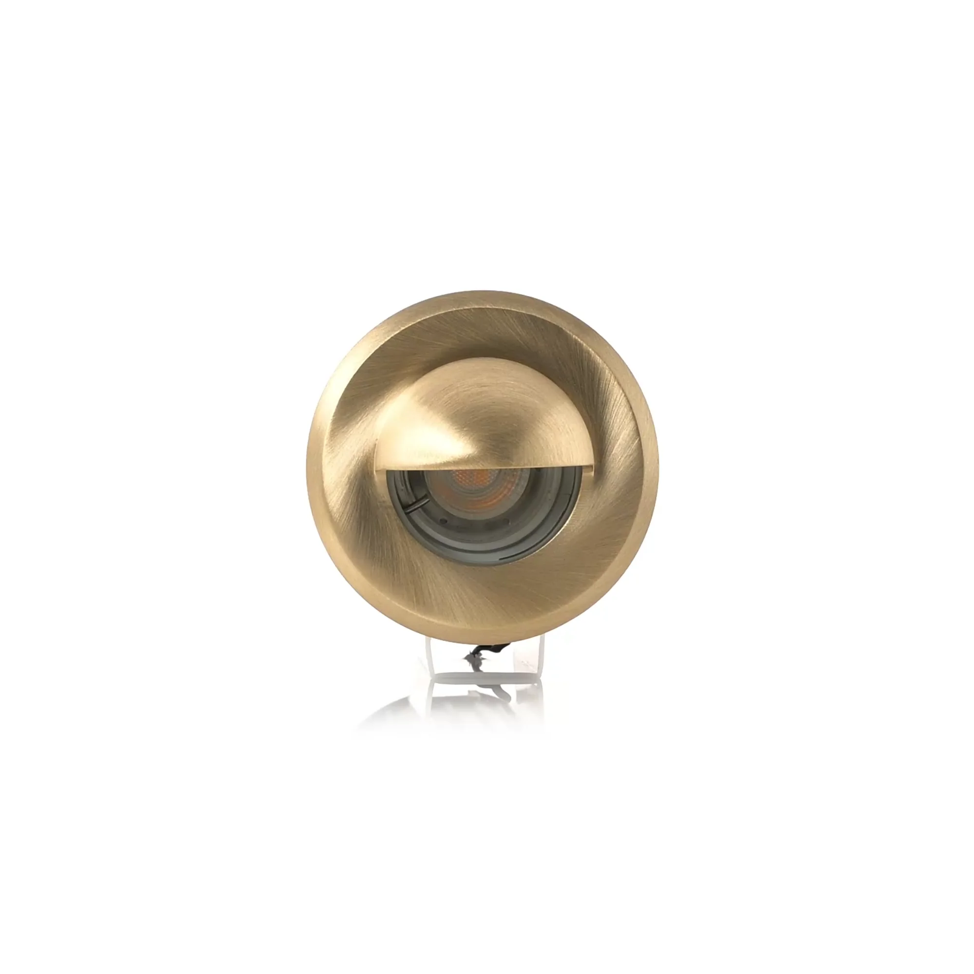 HV2899NW-BR -  Lokk Brass LED Wall Light with Eyelid 360 degree view