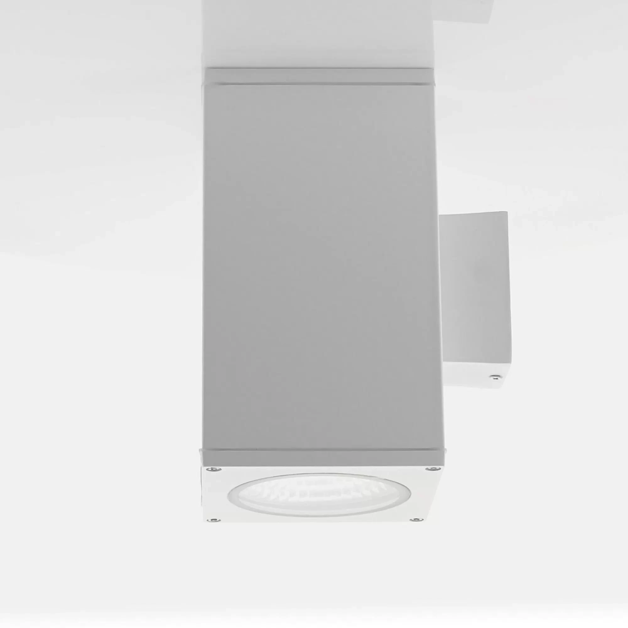 HV3629T-WHT-SQ -  Porter Square White Up & Down LED Wall Light 360 degree view