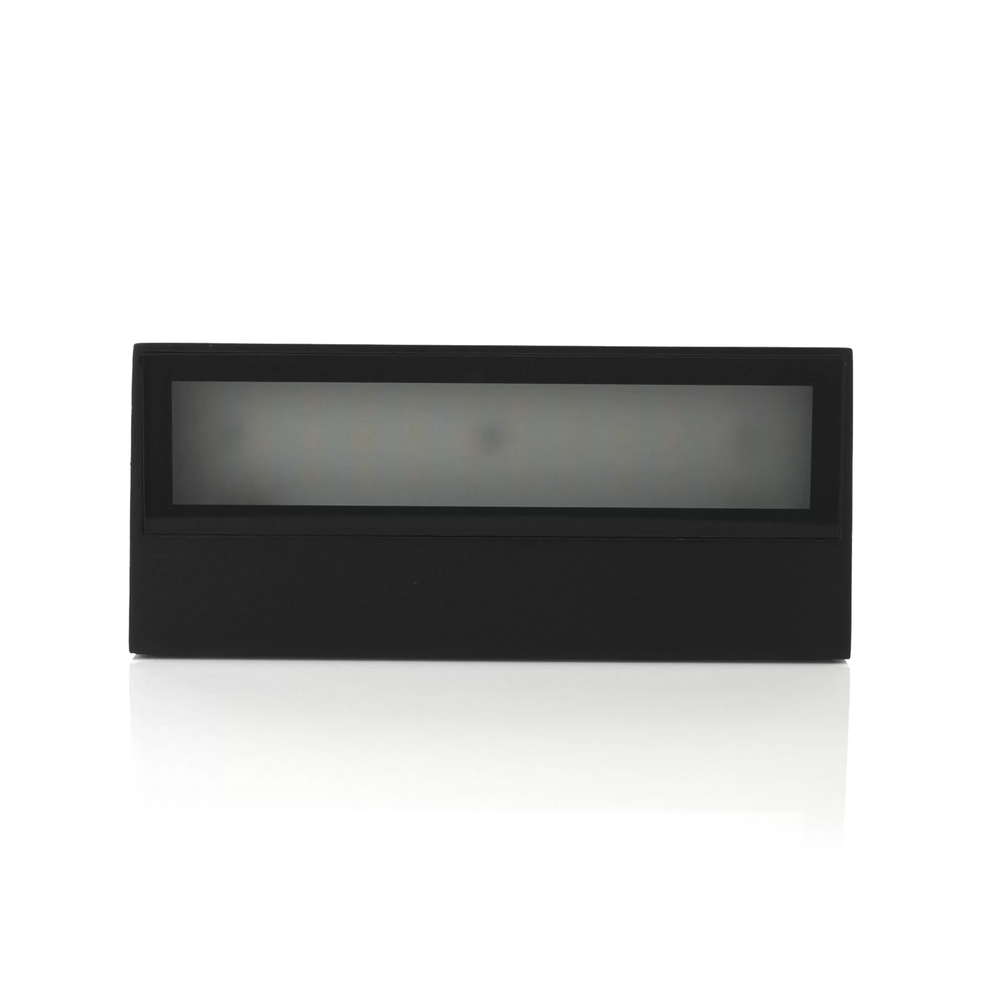 HV3657T-BLK - Siena Black LED Up & Down Wall Light 360 degree view