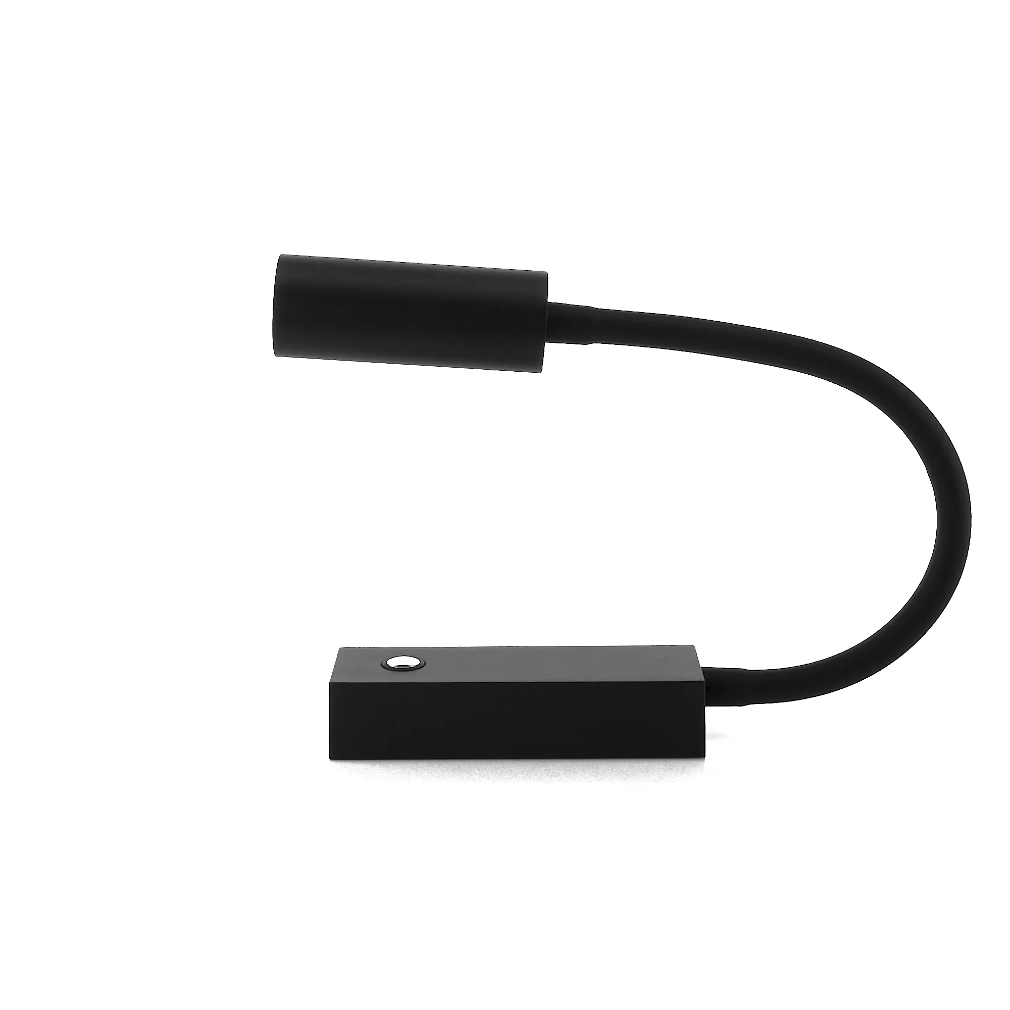 HV3687T-BLK - Lesen Black Single Adjustable Wall Light with Flexible Arm 360 degree view