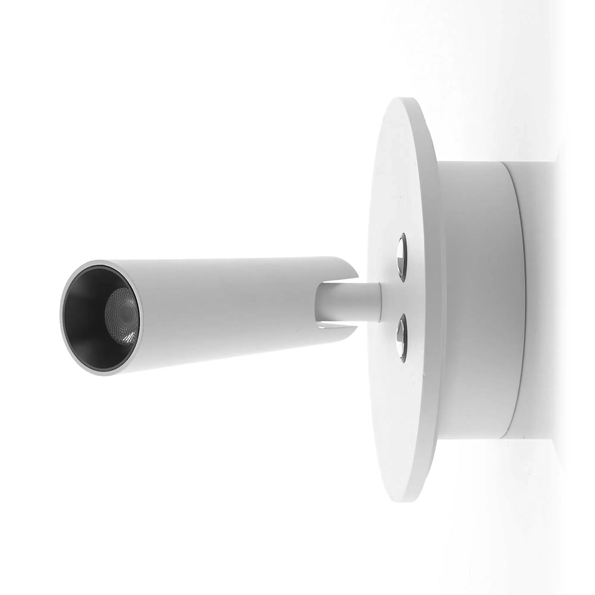 HV3688T-WHT - Lesen White Single Adjustable Wall Light with Back Light 360 degree view