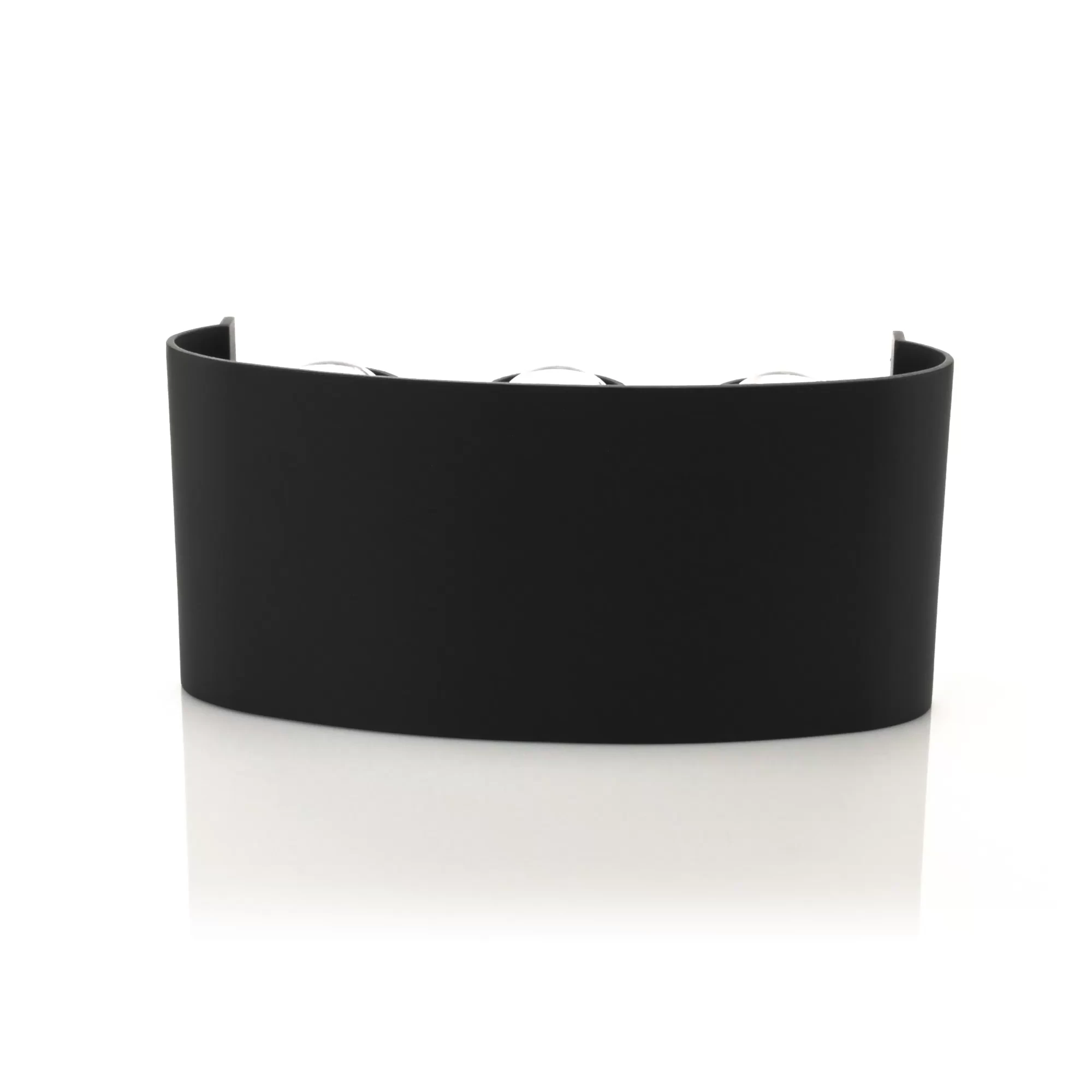 HV3696T-BLK-240V | HV3696T-BLK-12V - Maro Black Up & Down TRI Colour LED Wall Light 360 degree view