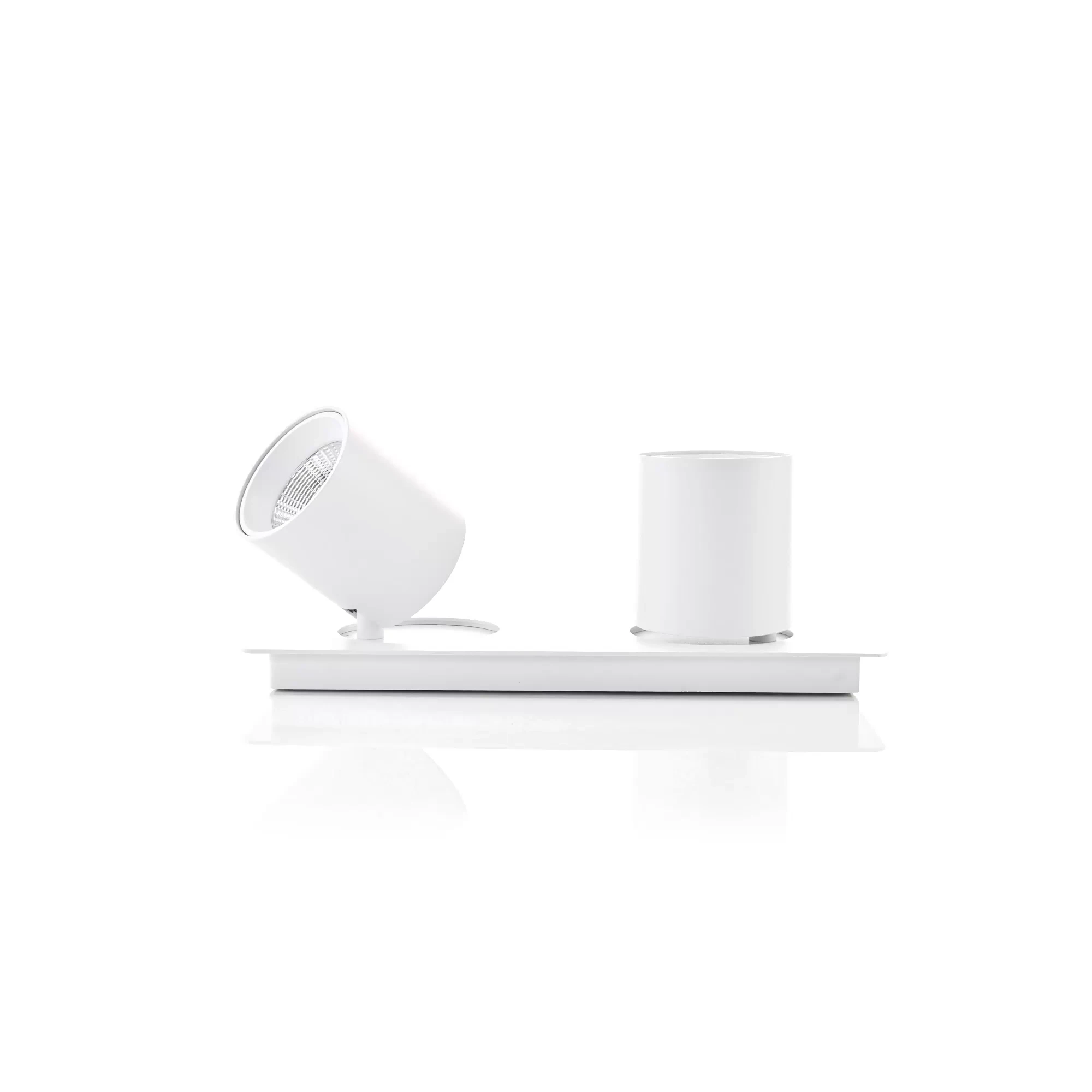 HV4003T-2-WHT - Sbarra White 2 Light Adjustable Bar Light 360 degree view