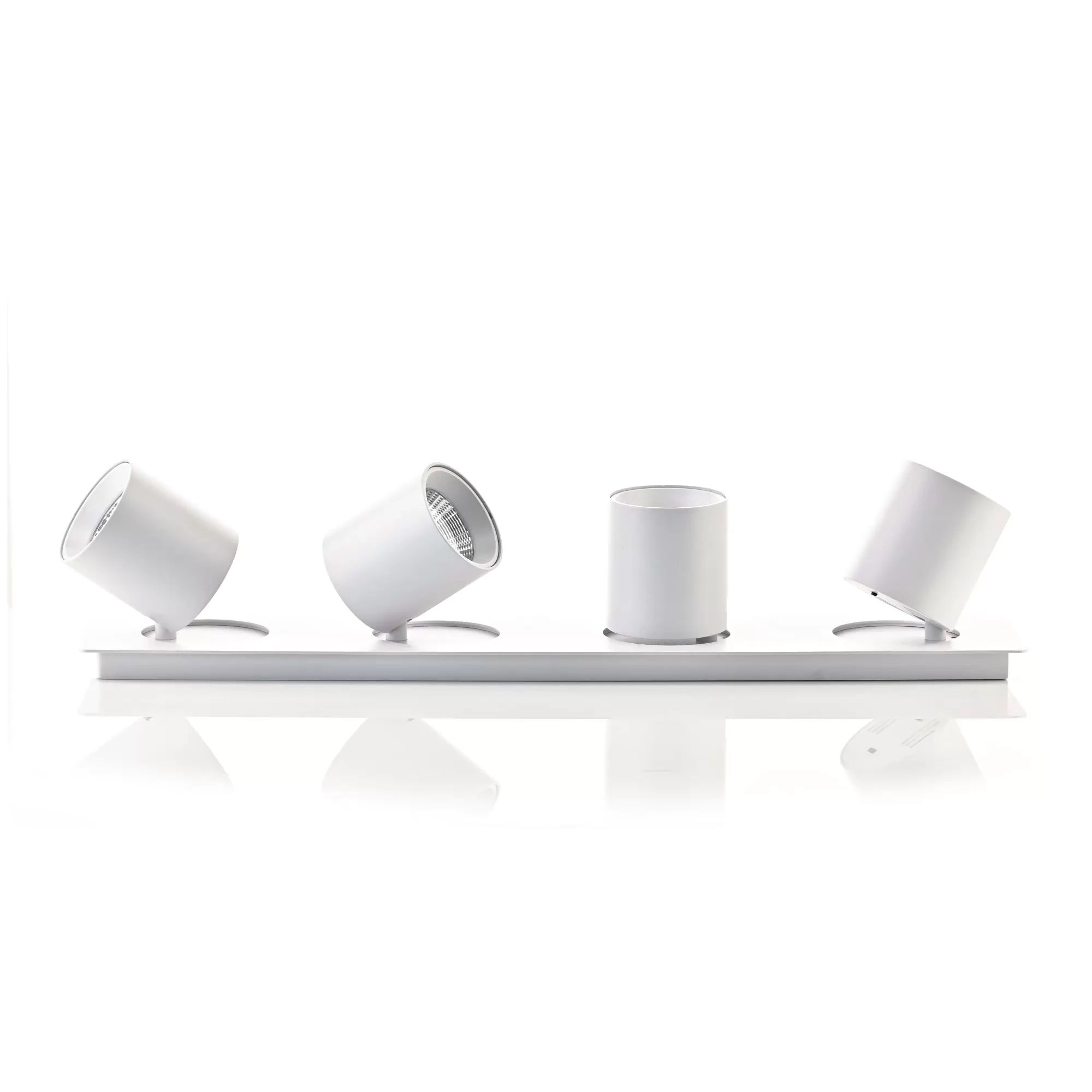HV4003T-4-WHT - Sbarra White 4 Light Adjustable Bar Light 360 degree view