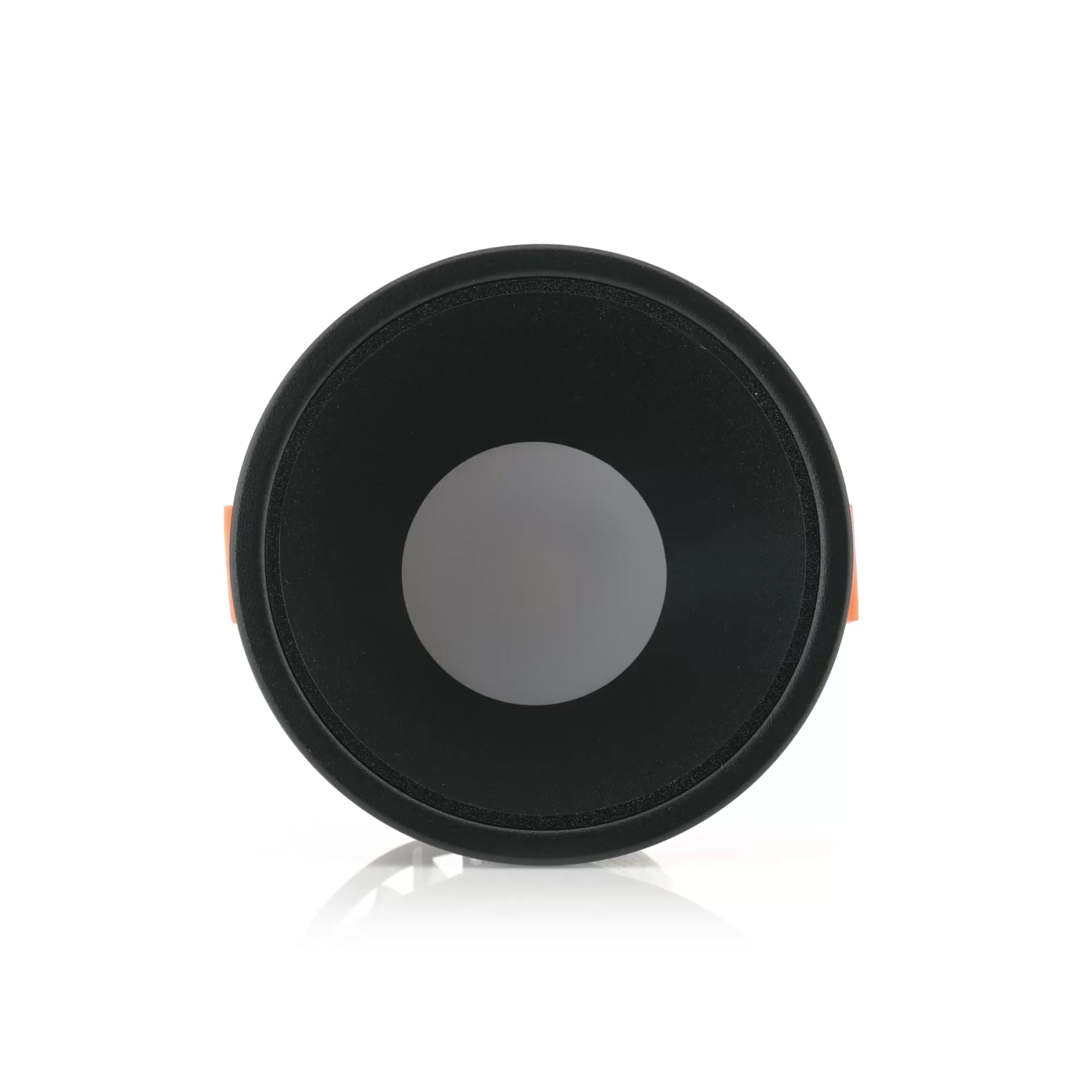 HV5528T-BB - Gleam Black with Black Insert Tri Colour Fixed Deep LED Downlight 360 degree view