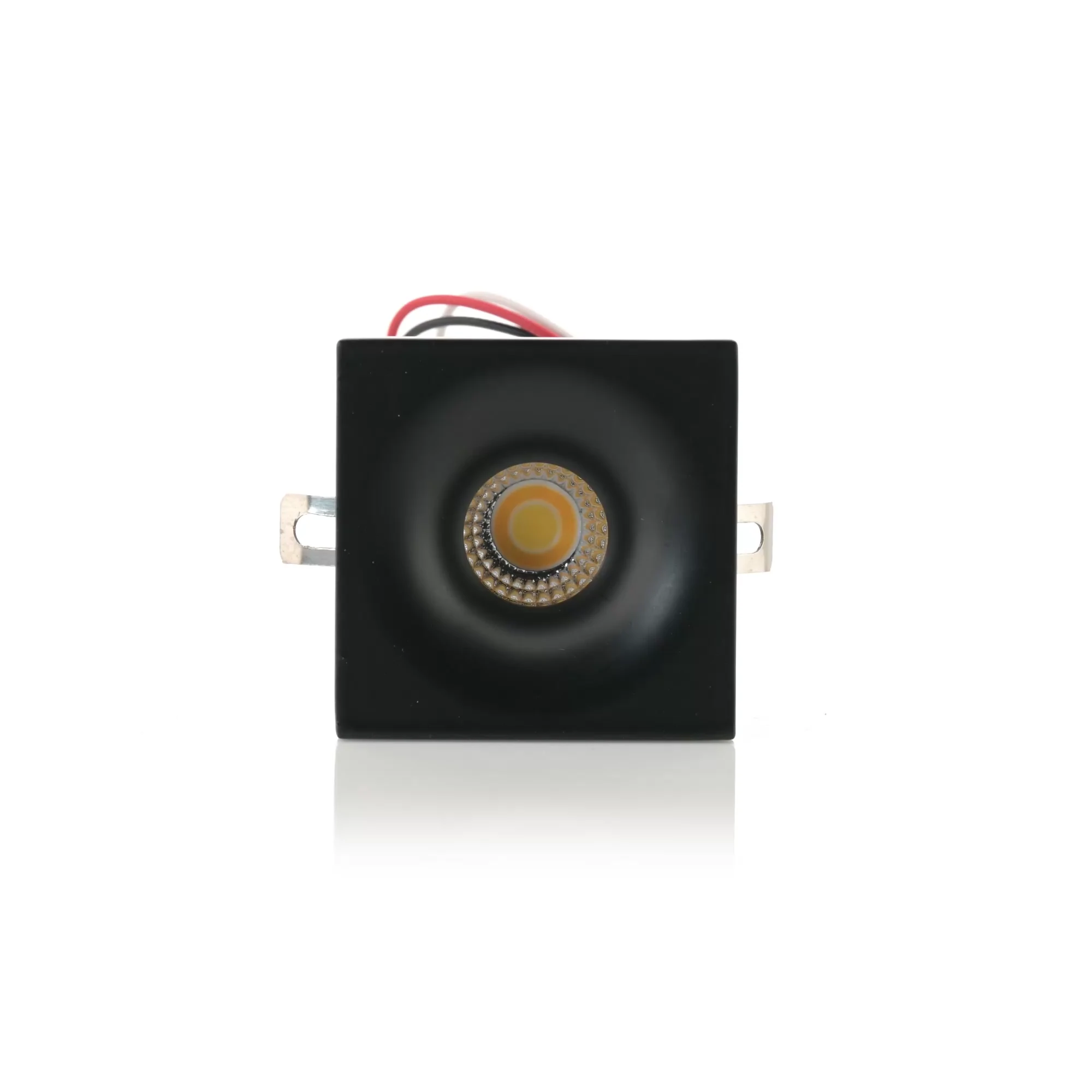 HV5701T-BLK - Niche Black Square Mini Recessed Downlight 360 degree view