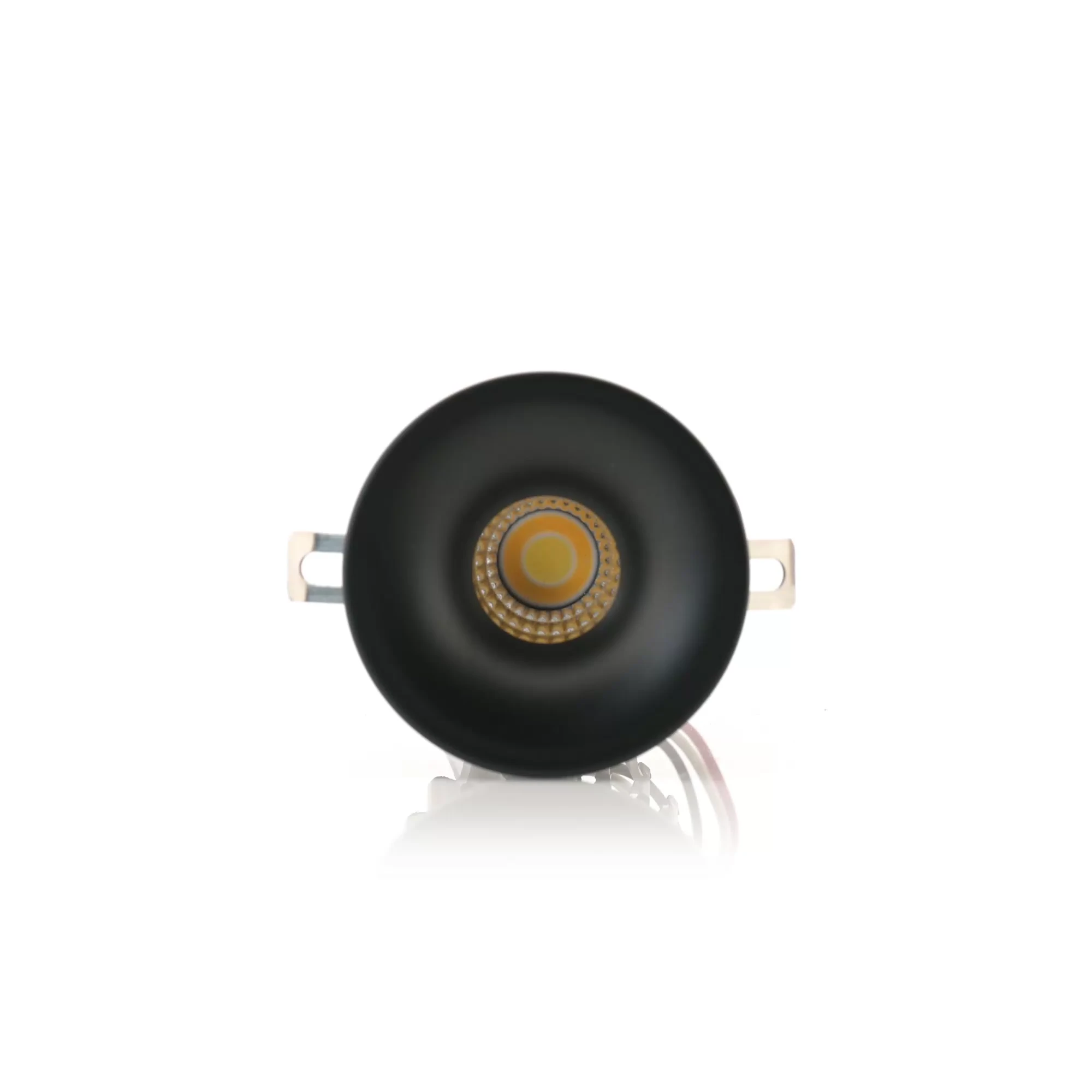 HV5702T-BLK - Niche Black Round Mini Recessed Downlight 360 degree view