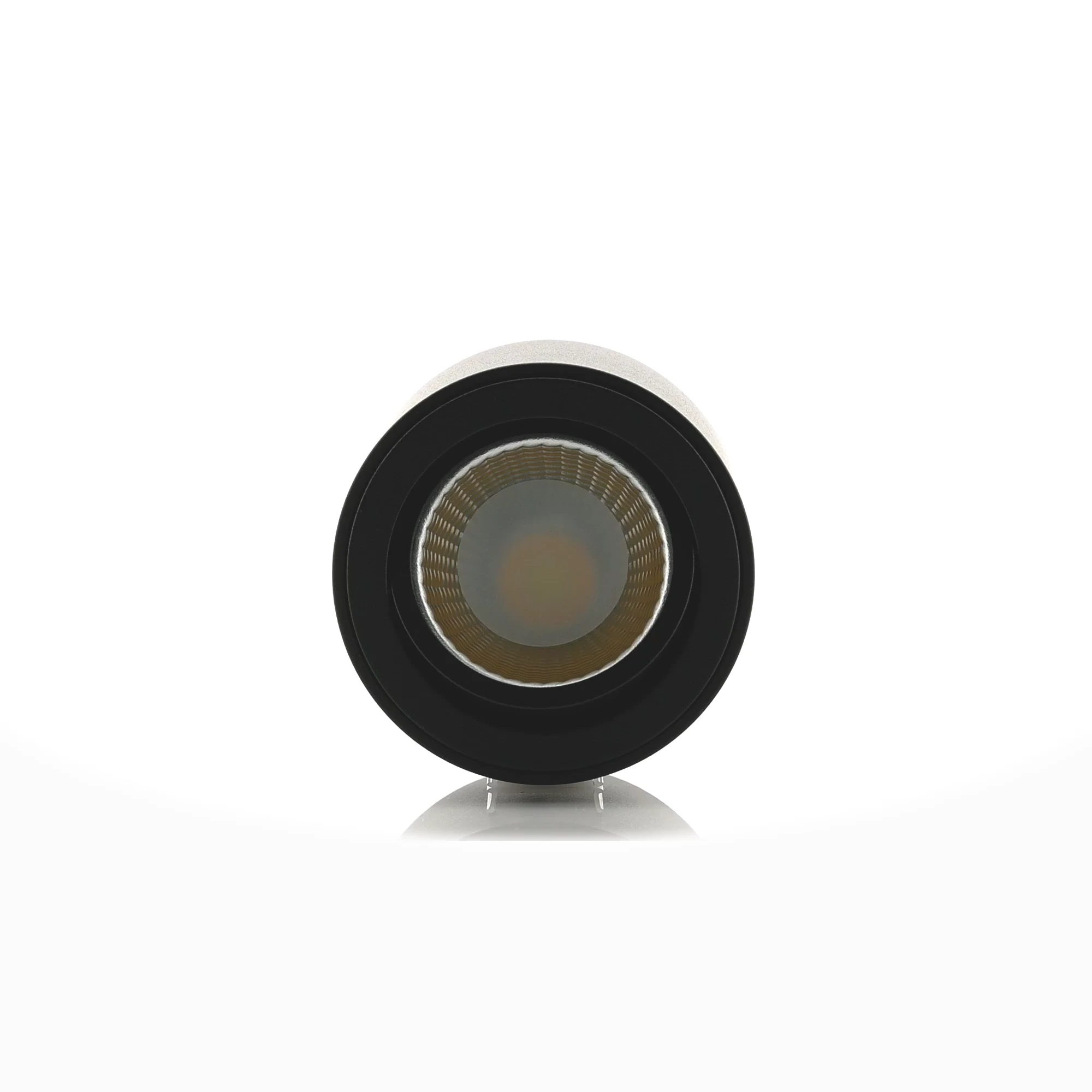 HV5812T-BLK | HV5812T-BLK-12V - Nella 7w LED Black Adjustable Surface Mounted Downlight 360 degree view