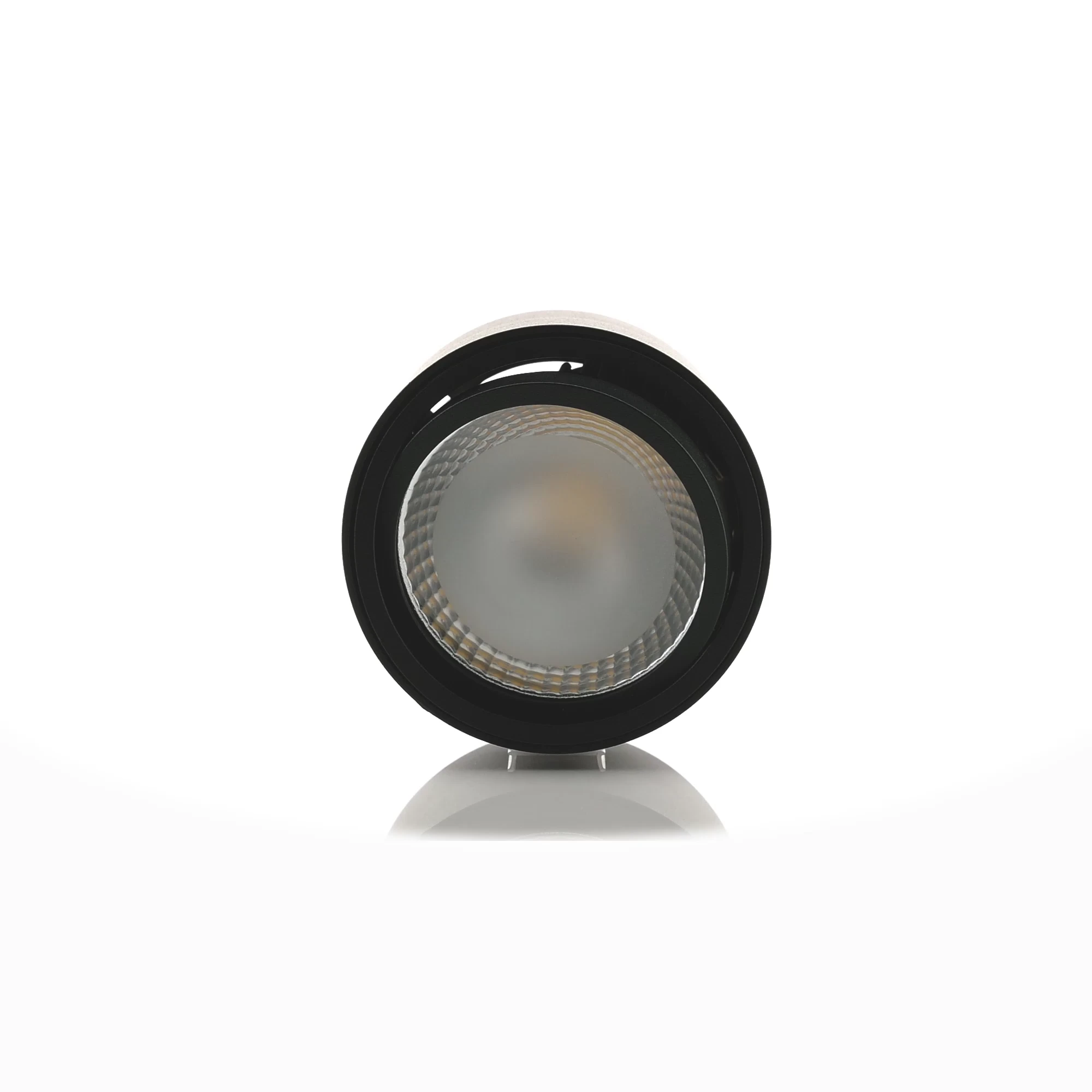 HV5813T-BLK | HV5813T-BLK-12V - Nella 12w LED Black Adjustable Surface Mounted Downlight 360 degree view