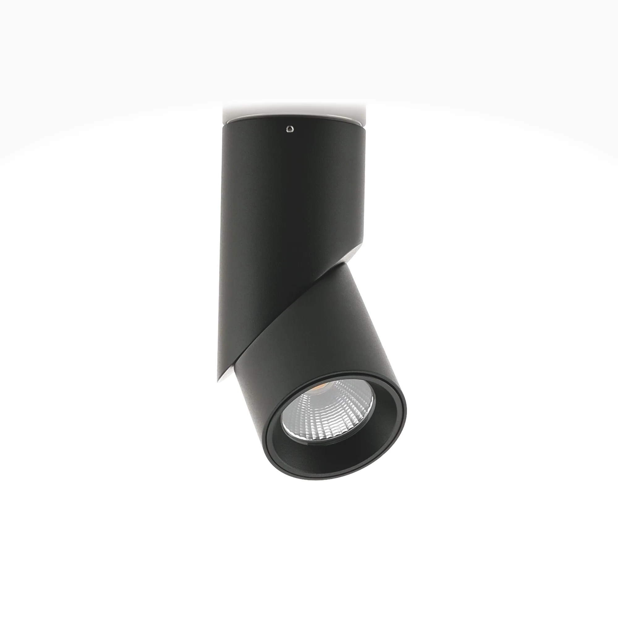 HV5823T-BLK | HV5823T-BLK-12V  - Nella Black 12w Surface Mounted Rotatable LED Downlight 360 degree view