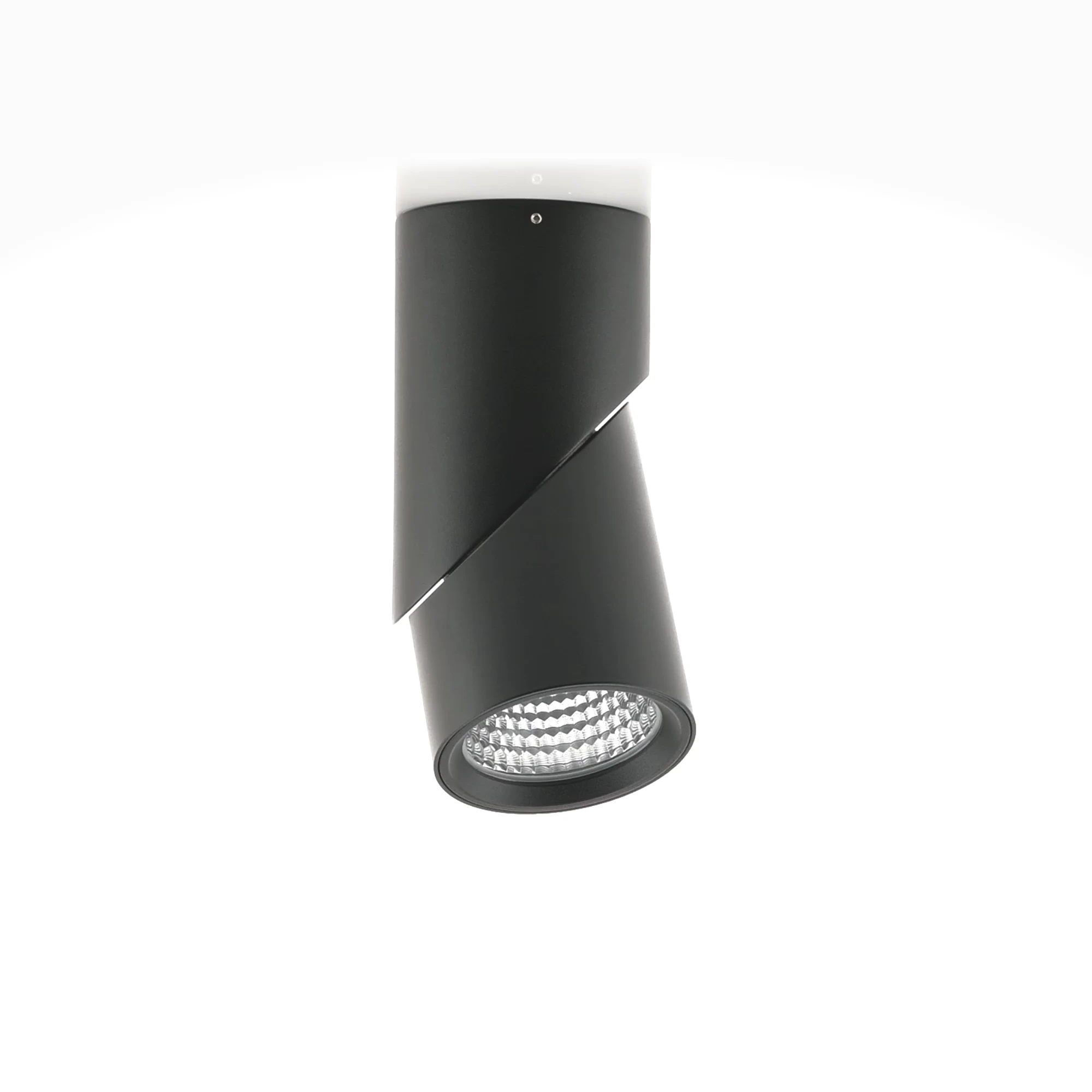 HV5824T-BLK |  HV5824T-BLK-12V - Nella Black 18w Surface Mounted Rotatable LED Downlight 360 degree view