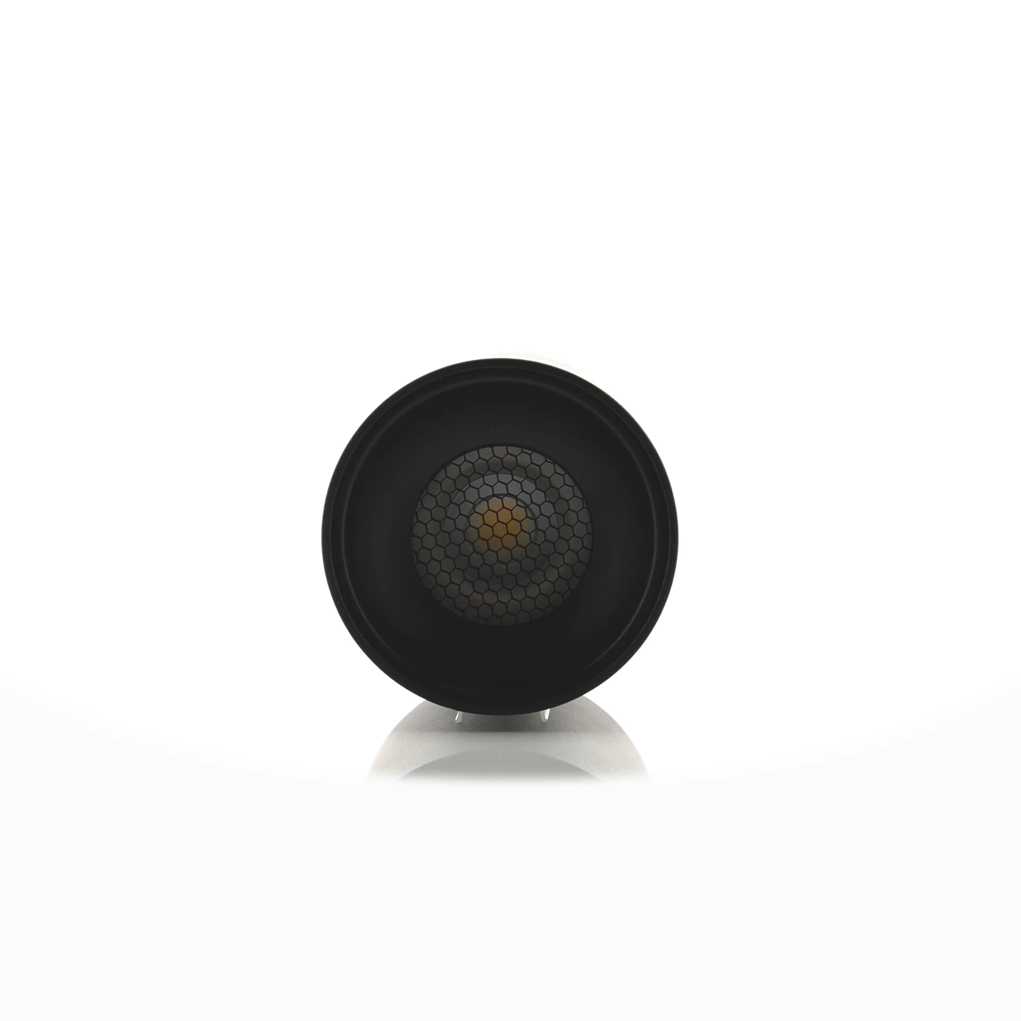 HV5841S-BLK-EXT | HV5841S-BLK-EXT-12V - Nella Black 7w Surface Mounted LED Downlight 360 degree view