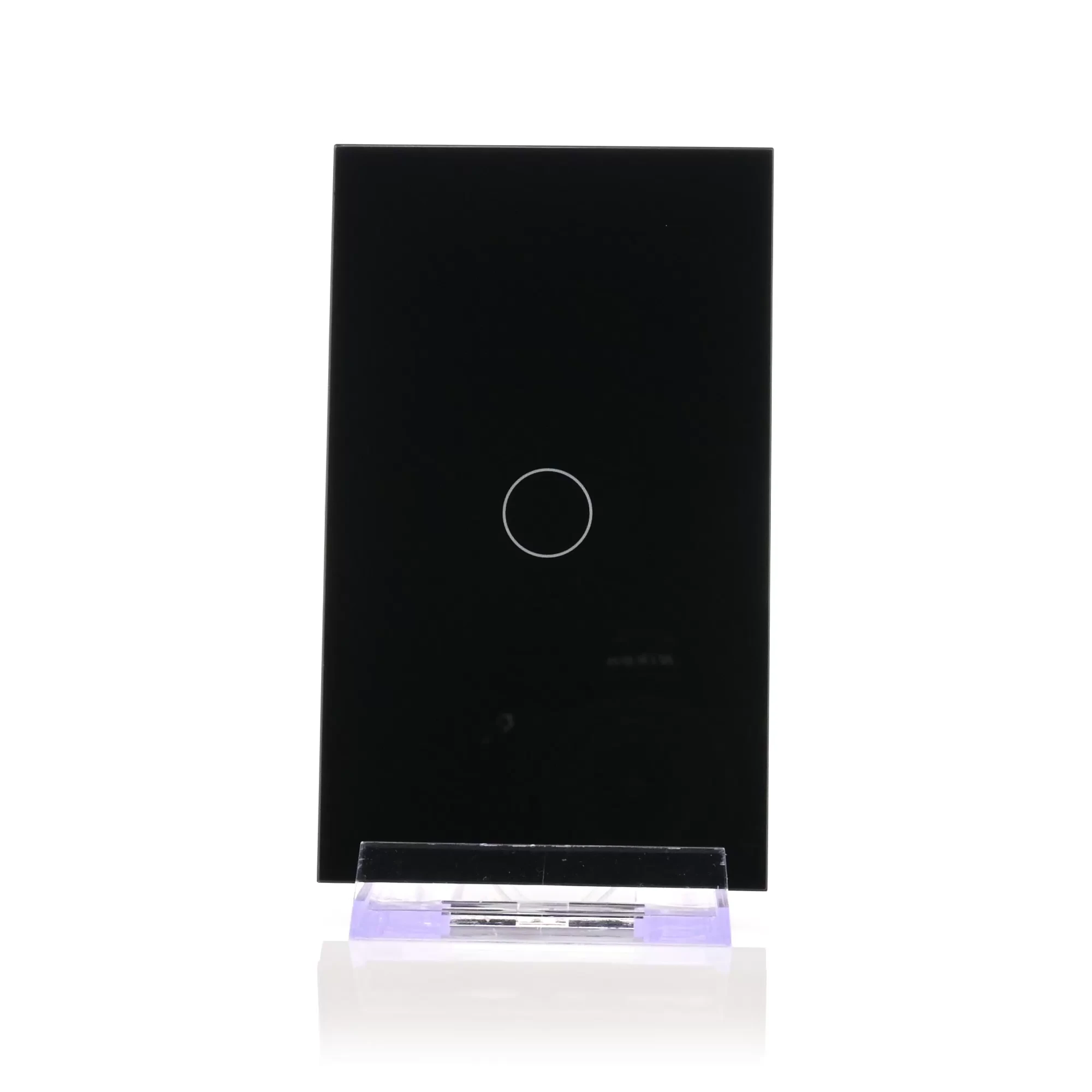 HV9210-1 - Wifi Single Gang Black Wall Switch 360 degree view