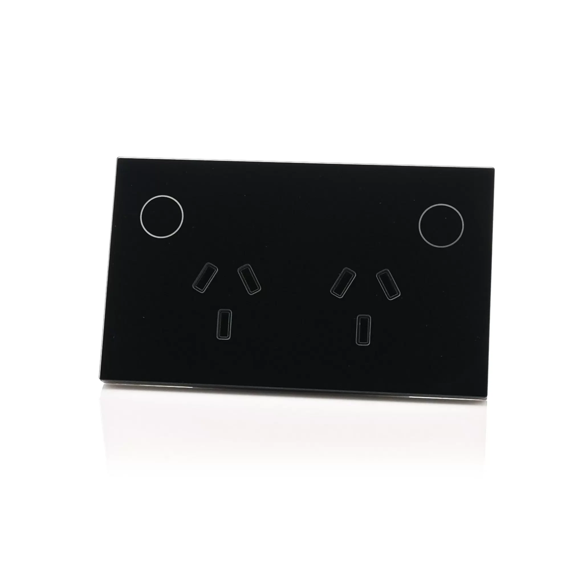 HV9214 - Wifi Black Double Powerpoint 360 degree view